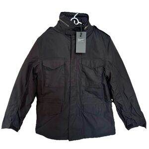 Brandit Men's M-65 Premium Field Military Security Police Jacket w Liner Black M